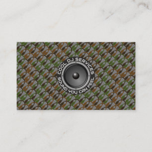Carte De Visite Logo sonore DJ Power • Conception de sonorisation 