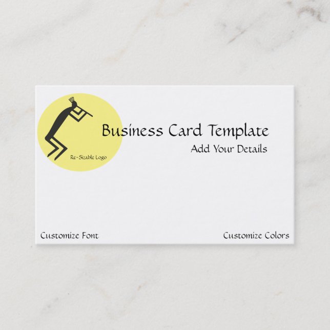 Carte De Visite Logo Sud-Ouest Kokopelli (Devant)