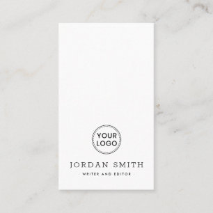 Carte De Visite Logo vertical personnalisé moderne professionnel 