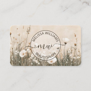 Carte De Visite Logo Wildflowers