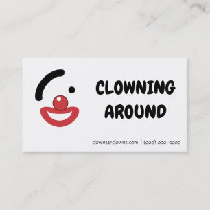 Carte De Visite Logos de clown
