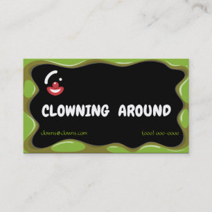 Carte De Visite Logos de clowns Abstraits