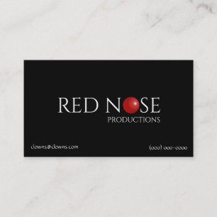 Carte De Visite Logos Nez Rouge