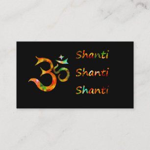 Carte De Visite L'OM Shanti Shanti Shanti