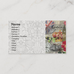 Carte De Visite Londres Angleterre Voyage Europe Vintage Art