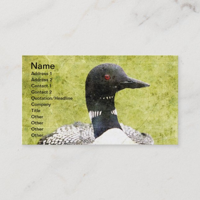 Carte De Visite Loon (Devant)