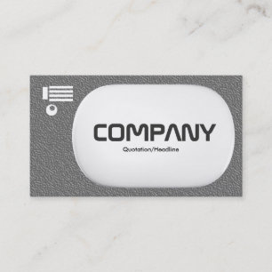 Carte De Visite Losange 3D - Texture en relief gris moyen
