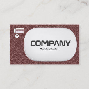 Carte De Visite Losange 3D - Texture en relief marron
