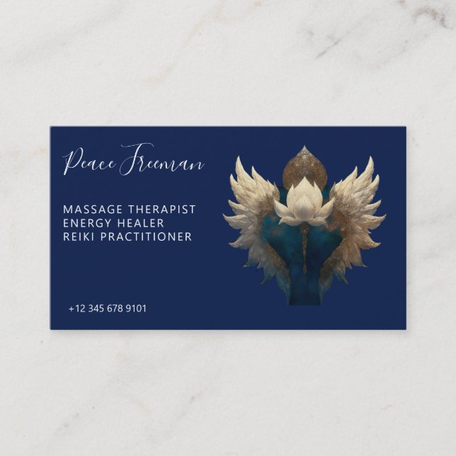 Carte De Visite LOTUS ASCENDANT l LOTUS AILÉ (Devant)