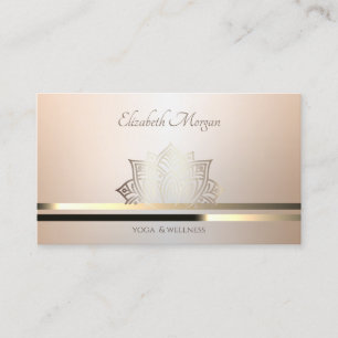 Carte De Visite Lotus Lumineux Professionnel