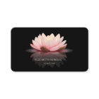 Lotus noir élégant moderne