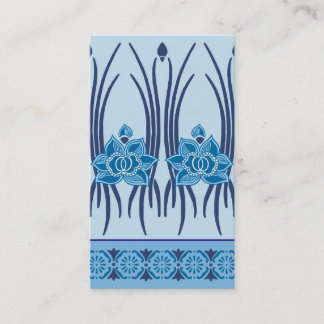 CARTE DE VISITE LOTUS NOUVEAU : LUNDI BLEU