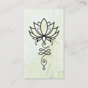 Carte De Visite *~* Lotus Ombre Yoga Géométrie Sacrée Nirvana
