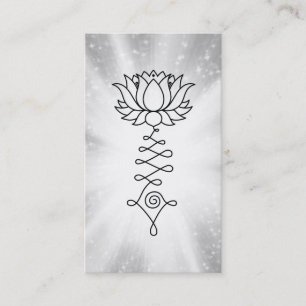 Carte De Visite *~* Lotus Sparkle Rays Reiki Energy Heure