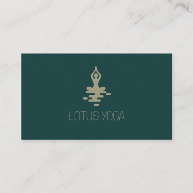 Carte de visite LOTUS YOGA (Devant)