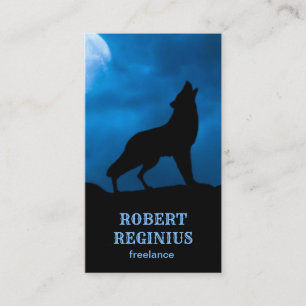 Carte De Visite Loup de nuit