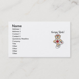 Carte De Visite L'ours soigne le T-shirts et les cadeaux de roche