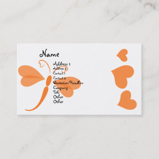 Carte De Visite Loverly Dragonfly