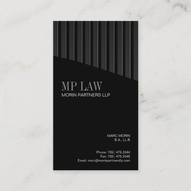 Carte de visite luisant (Devant)