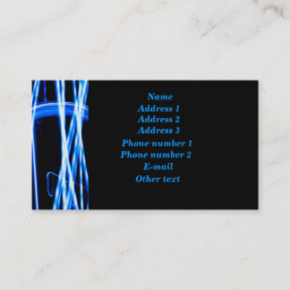 Carte De Visite Lumière bleue