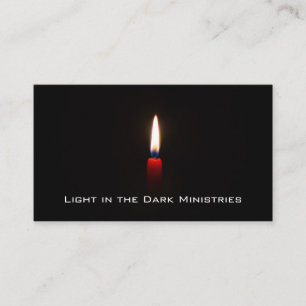 Carte De Visite Lumière dans l'obscurité