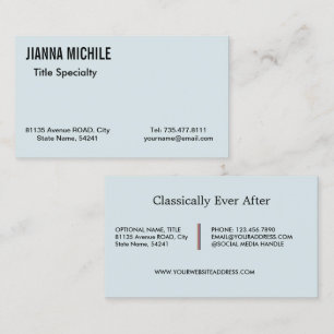 Carte De Visite Lumière moderne violet