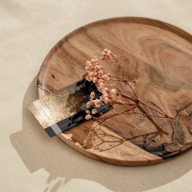 Carte De Visite Lumière Or 001 (Very elegant gold light business card)