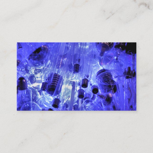 CARTE DE VISITE LUMIÈRES (Devant)