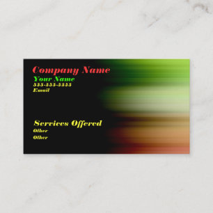Carte de visite lumineuse cool