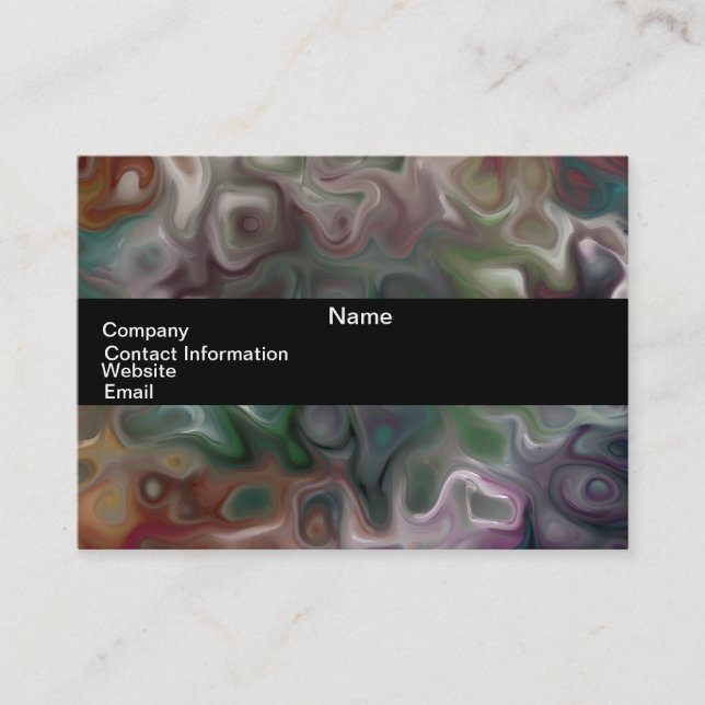 Carte De Visite luna sky 44.2 "art ornemental" abstrait (Devant)