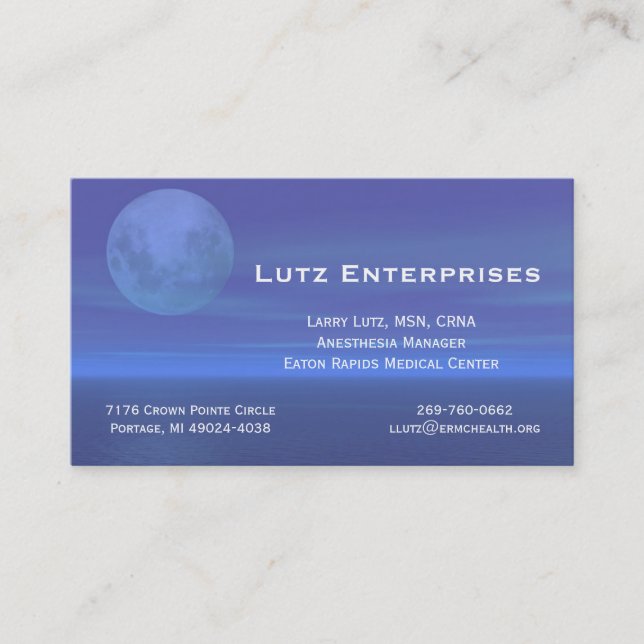 Carte De Visite Lune 3 (Devant)