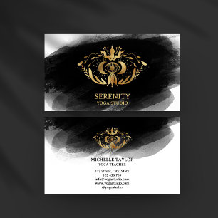 Carte De Visite Lune céleste holistique Troisième oeil Yoga Busine