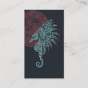 Carte De Visite lune rouge