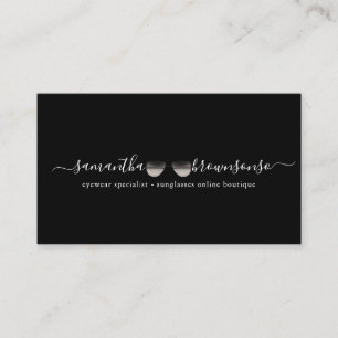 Carte De Visite Lunettes de soleil tendance en ligne boutique Lune