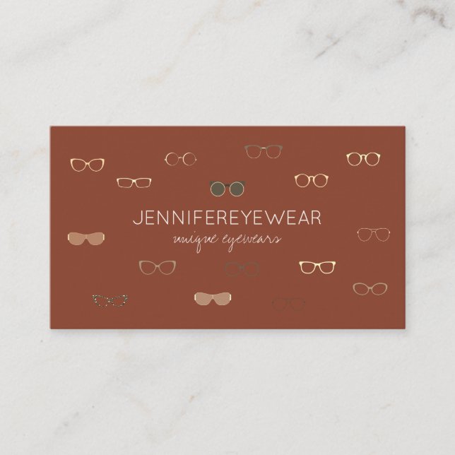 Carte De Visite lunettes de soleil Terracotta Optical Eye (Devant)