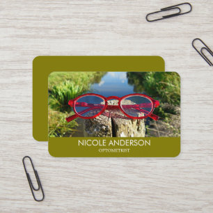 Carte De Visite Lunettes d'optométriste