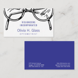 Carte De Visite Lunettes Optique Vision