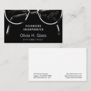 Carte De Visite Lunettes Optique Vision