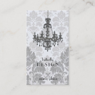 Carte de visite Lustre-gris de damassé (Top10)