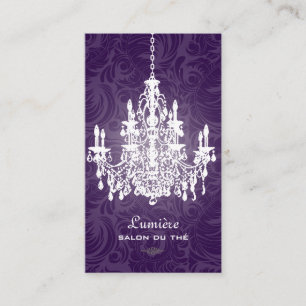 Carte De Visite lustre PixDezines noir+blanc/fond pour bricolage