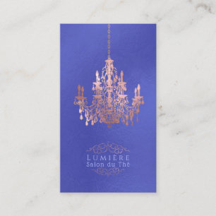 Carte De Visite lustre PixDezines or rose gold faux /DIY Bckground