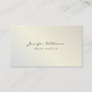 Carte De Visite Lux métallique moderne