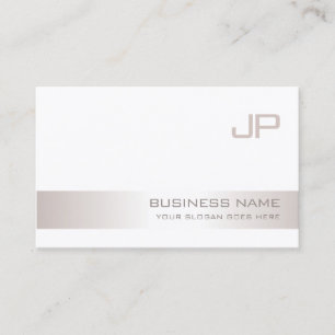 Carte De Visite Luxe à la mode simple moderne décoré d'un