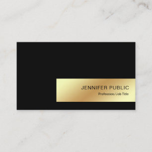 Carte De Visite Luxe chic professionnel élégant moderne de sembl