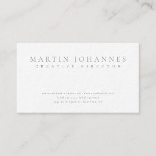 Carte De Visite Luxe Créatif Ultra Épais Élégant Professionnel