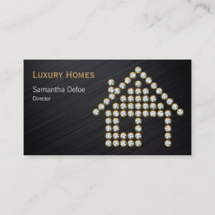 Carte De Visite Luxe Diamond Home  Immobilier professionnel