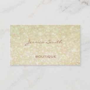 Carte De Visite Luxe glamour moderne élégant bokeh