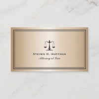 Luxe Gold Attorney Justice Scale Professional