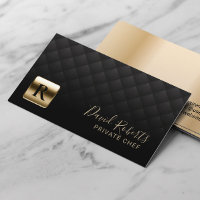 Luxe Gold Emblem Professional Party Chef privé