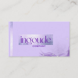 Carte de visite Luxe Lavande Violette 2026